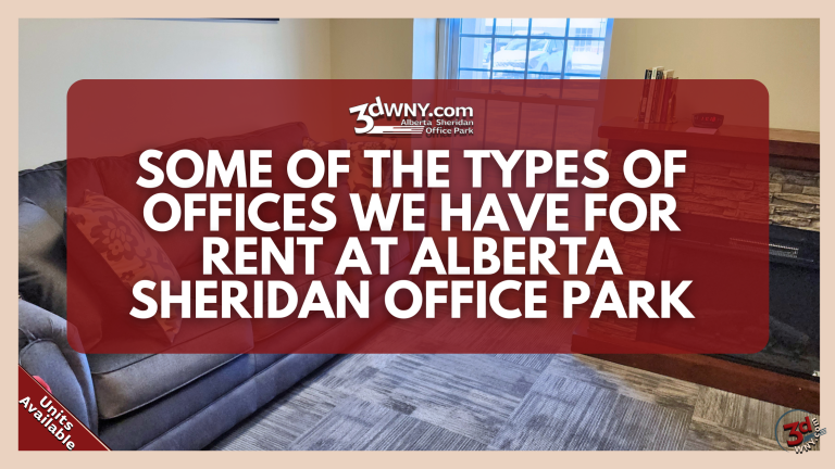 Some of the Types of Offices for Rent We Have Available at Alberta Sheridan Office Park